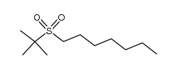 t-butyl n-heptyl sulfone Structure