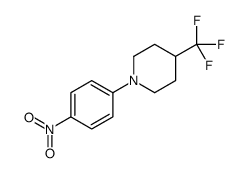 1-(4-nitrophenyl)-4-(trifluoromethyl)piperidine Structure