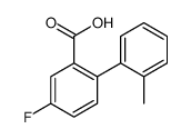 5-fluoro-2-(2-methylphenyl)benzoic acid Structure