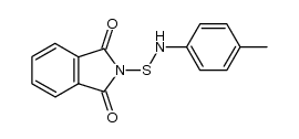 N-(4-methylphenylaminothio)phthalimide结构式