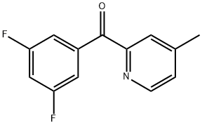 2-(3,5-Difluorobenzoyl)-4-methylpyridine picture