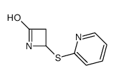 4-pyridin-2-ylsulfanylazetidin-2-one结构式