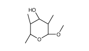 methyl 2,4,6-trideoxy-2,4-di-C-methylgluohexopyranoside Structure