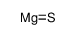 magnesium sulfide Structure