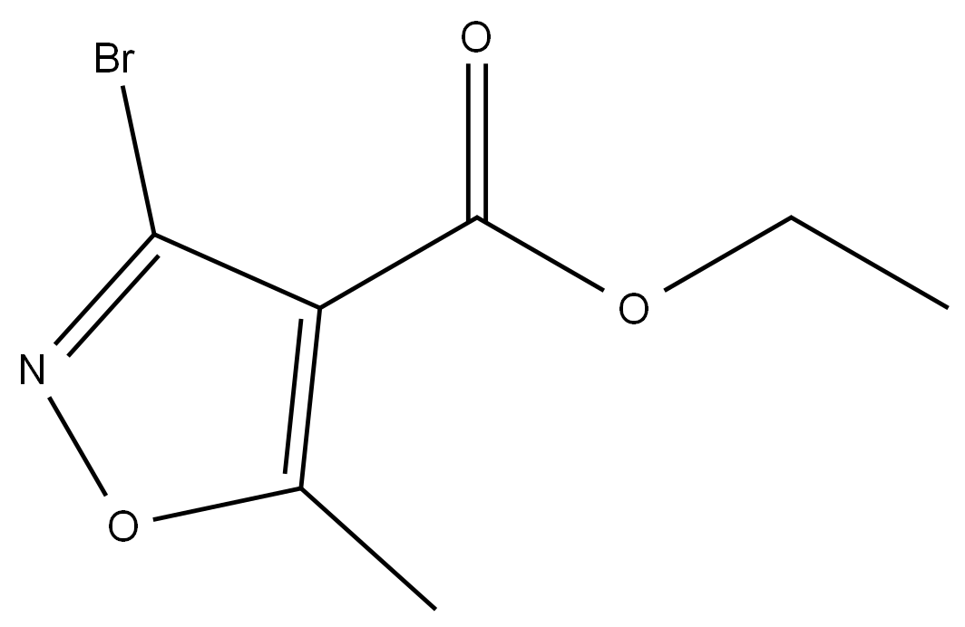 ethyl 3-bromo-5-methylisoxazole-4-carboxylate Structure