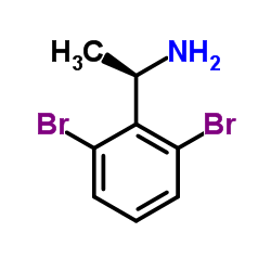 (1R)-1-(2,6-Dibromophenyl)ethanamine结构式