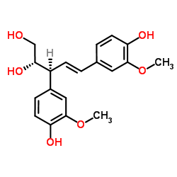 (2S,3S,4E)-3,5-双(4-羟基-3-甲氧基苯基)-4-戊烯-1,2-二醇图片