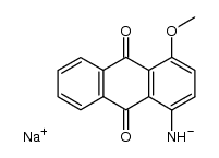 sodium (4-methoxy-9,10-dioxo-9,10-dihydroanthracen-1-yl)amide Structure