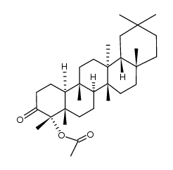 4-α-acetoxyfriedelin结构式