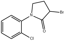 3-bromo-1-(2-chlorophenyl)pyrrolidin-2-one Structure