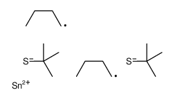 dibutyl-bis(tert-butylsulfanyl)stannane结构式