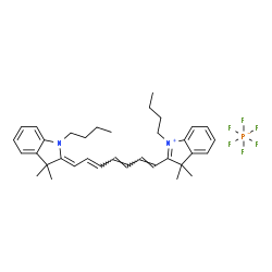 1,1'-二丁基-3,3,3',3'-四甲基吲哚三碳菁六氟磷酸盐图片