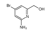 (6-Amino-4-bromo-2-pyridinyl)methanol Structure