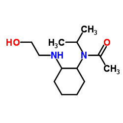 N-{2-[(2-Hydroxyethyl)amino]cyclohexyl}-N-isopropylacetamide Structure