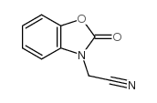 (2-oxo-1,3-benzoxazol-3(2H)-yl)acetonitrile structure