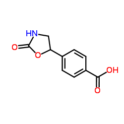 4-(2-Oxo-1,3-oxazolidin-5-yl)benzoic acid Structure