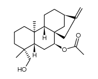 7β-acetoxy-19-hydroxy-ent-kaur-16-ene Structure