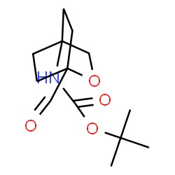 tert-butyl N-{1-formyl-2-oxabicyclo[2.2.2]octan-4-yl}carbamate Structure