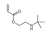 2-(tert-butylamino)ethyl prop-2-enoate结构式