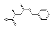 Butanedioic acid, methyl-, 4-(phenylmethyl) ester, (2S)- (9CI) structure