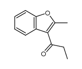 1-(2-methylbenzofuran-3-yl)propan-1-one Structure