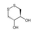 (4S,5S)-dithiane-4,5-diol structure