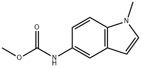 Carbamic acid, N-(1-methyl-1H-indol-5-yl)-, methyl ester结构式