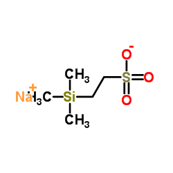 Sodium 2-(trimethylsilyl)ethanesulfonate structure