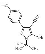 5-amino-1-tert-butyl-3-(4-methylphenyl)pyrazole-4-carbonitrile picture