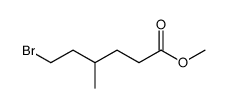 (+/-)-6-Brom-4-methyl-hexansaeuremethylester Structure