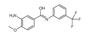 3-Amino-4-methoxy-N-(3-trifluoromethylphenyl)benzamide. structure