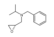 (S)-N-benzyl-N-isopropyl-2,3-epoxypropylamine Structure