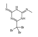 2-N,4-N-dimethyl-6-(tribromomethyl)-1,3,5-triazine-2,4-diamine结构式