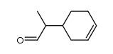 (2RS)-2-[(1R)-3-Cyclohexenyl]-propanal Structure