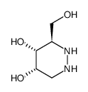 4,5-Pyridazinediol, hexahydro-3-(hydroxymethyl)-, (3R,4R,5S)- (9CI)结构式