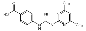 4-[N'-(4,6-DIMETHYL-PYRIMIDIN-2-YL)-GUANIDINO]-BENZOIC ACID Structure