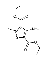 diethyl 3-amino-5-methylthiophene-2,4-dicarboxylate Structure