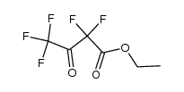 ethyl pentafluoroacetoacetate Structure