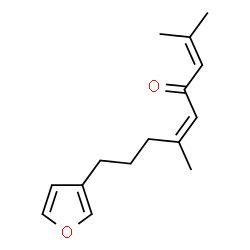 (5Z)-9-(3-Furanyl)-2,6-dimethyl-2,5-nonadien-4-one Structure