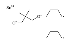 2,2-dibutyl-5,5-dimethyl-1,3,2-dioxastanninane Structure