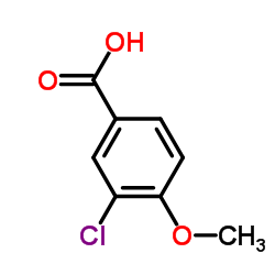 3-Chloro-4-methoxybenzoic acid Structure