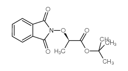 (2R)-A-[(1,3-二氢-1,3-二氧代-2H-异吲哚-2-基)氧基]-丙酸-1,1-二甲基乙酸乙酯结构式