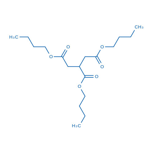 Tributyl propane-1,2,3-tricarboxylate structure