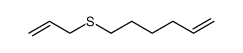 sulfure d'allyle et d'hexene-5 yle-1 Structure