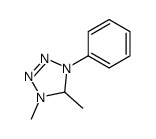 1,5-dimethyl-4-phenyl-5H-tetrazole结构式