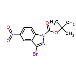 1-Boc-3-bromo-5-nitro-1H-indazole structure