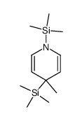 4-methyl-1,4-bis(trimethylsilyl)-1,4-dihydropyridine结构式