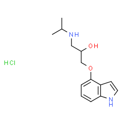 1-(1H-indol-4-yloxy)-3-(isopropylamino)propan-2-ol hydrochloride picture