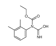 ethyl N-carbamoyl-N-(2,3-dimethylphenyl)carbamate结构式