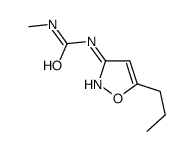 1-methyl-3-(5-propyl-1,2-oxazol-3-yl)urea Structure